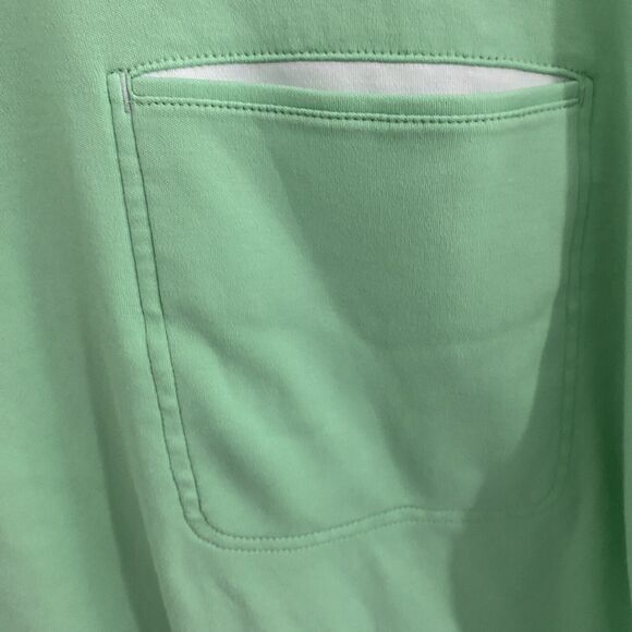 Bugatchi Golf Polo Shirt Mens Size Large Light Green White Contrast Pocket L - Picture 4 of 8